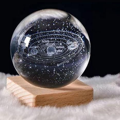✨ “SpaceDream™ 3D Crystal Galaxy Night Light”