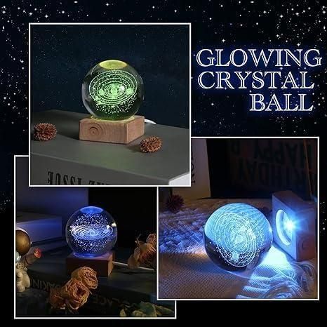 ✨ “SpaceDream™ 3D Crystal Galaxy Night Light”